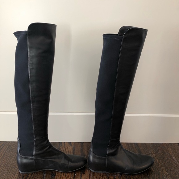 Pre loved Stuart Weiztman 5050 boot - Picture 3 of 8